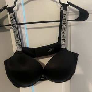 Victoria’s Secret bra with rhinestone straps